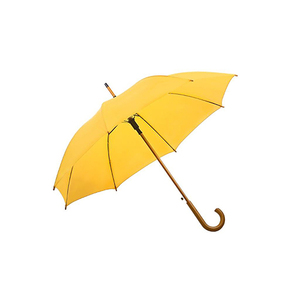 UMBRELLA WOODEN HOOK AU-12W - YELLOW