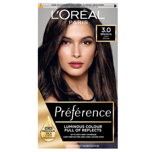 LOREAL PREFERENCE DARKEST BROWN 3 268ML