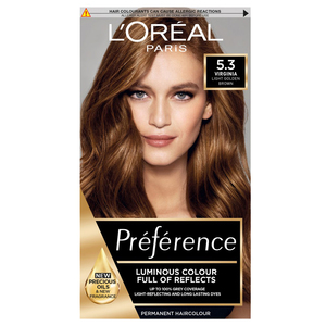 LOREAL PREFERENCE GOLDEN BROWN 5.3 268ML