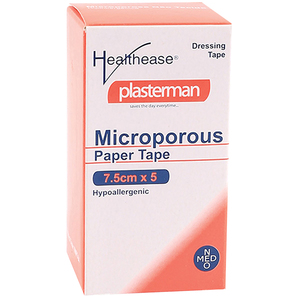 PAPER TAPE 7.5CM X 5M HEALTHEASE 6's