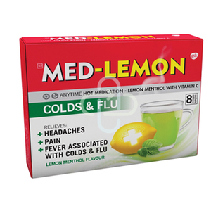 MED-LEMON MENTHOL SACH  8 +VIT C