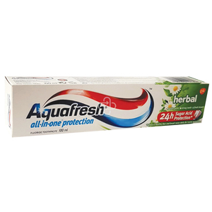 AQUAFRESH TOOTHPASTE HERBAL 100ML
