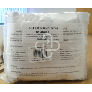 U-TEST DRUG 5 PANEL TEST 25'S