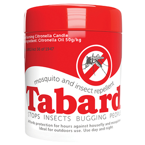 TABARD CITRONELLA CANDLE 120G
