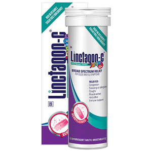 LINCTAGON C EFF JNR BERRY 12 TABLETS