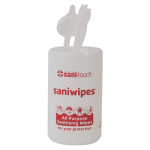 SANITOUCH SANIWIPE CANISTER 150 WIPES