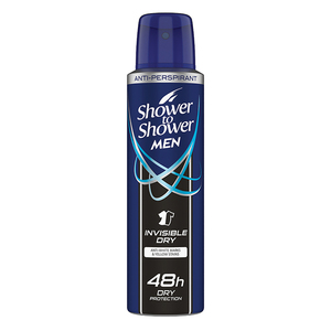 SHOWER TO SHOWER DEO INVISIBLE MEN 150ML