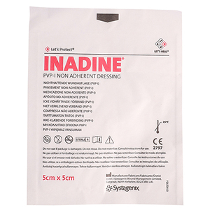 INADINE WOUND DRESSING 5CM X 5CM 1
