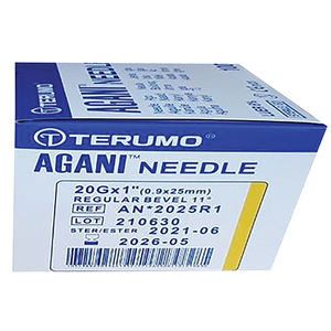 NEEDLE 20GX25MM TERUMO YELLOW 100~
