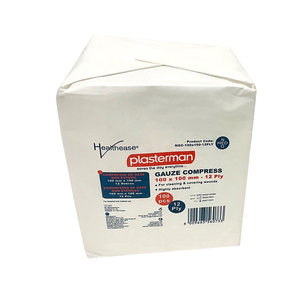 GAUZE 100x100x12PLY NS HEALTHEASE 100~