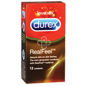 CONDOM DUREX REAL FEEL 12