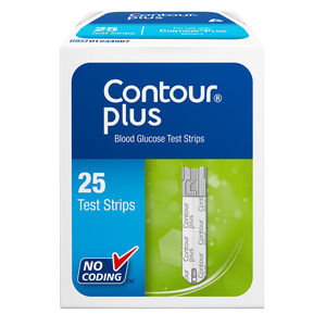 CONTOUR PLUS BLOOD GLUCOSE STRIPS 25s