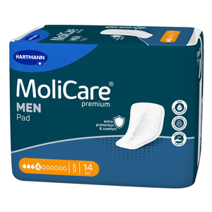 MOLICARE PREMIUM MED PAD 4 DROP 14~