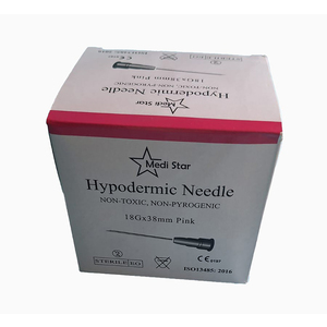 NEEDLE 18GX38MM MEDISTAR PINK 100's