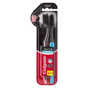 COLGATE TOOTHBRUSH SLIM SOFT TWIN PACK 2