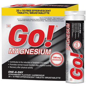 GO! MAGNESIUM EFF TABS STRAWBERRY 20+10