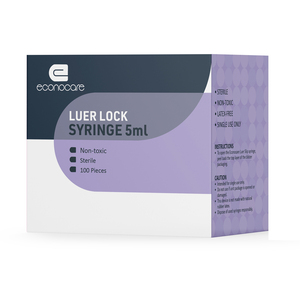 SYRI 5ML LUER LOCK ECONOCARE 100's