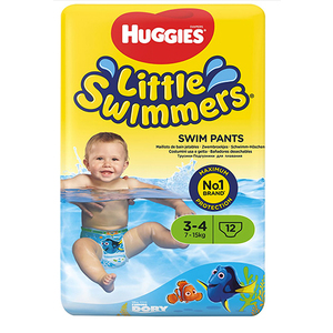 HUGGIES SWIMMERS MEDIUM 3-4 12S 7-15KG