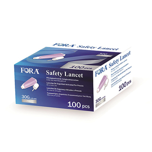LANCET SAFETY 30Gx1.6MM FORAFINE 100~