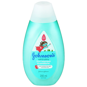 J&J SOFT &SHINY 2IN1 SHAMPOO 200ML