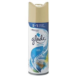 GLADE SECRETS AEROSOL CLEAN LINEN 180ML