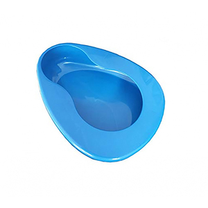 BEDPAN PLASTIC BLUE 1