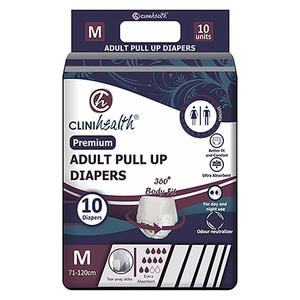 DIAPERS ADULT PREMIUM MEDIUM PULLUP 10'S