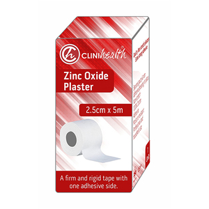 ZINC OXIDE PLASTER TAPE CLINIHE 2.5X5M 1