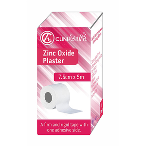 ZINC OXIDE PLASTER TAPE CLINIH 7.5X5M 1