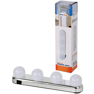 HOME QUIP MAKEUP MIRROR 4 GLOBES