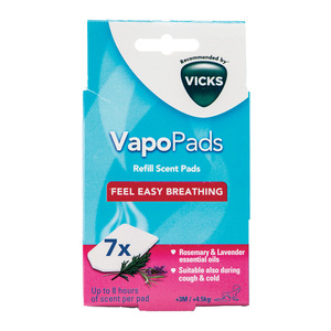 VICKS ROSEMARY & LAVENDER PADS 7 ~