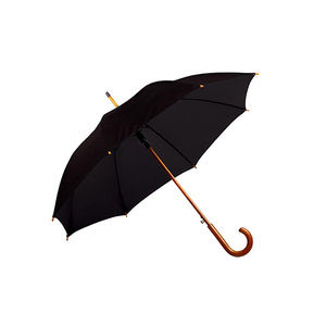 UMBRELLA WOODEN HOOK AU-12W-BLACK