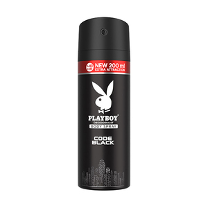 PLAYBOY DEODORANT CODE BLACK  200ML