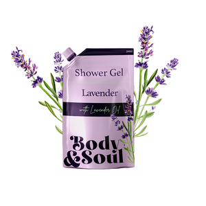 BODY & SOUL LAVENDER SHOWER GEL 500ML