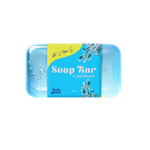 BODY & SOUL CORAL BEACH GLYCER SOAP 175G