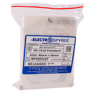 PROTODERM ISLAND DRESSING 62x80MM 20~