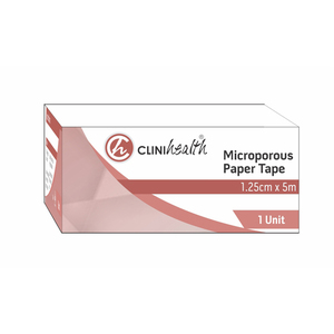PAPER TAPE 1.25CMX5M CLINIHEALTH 1