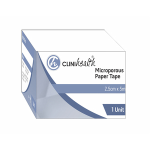 PAPER TAPE 2.5CMX5M CLINIHEALTH 1