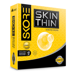 SKORE CONDOMS CHAMPION SKIN THIN 3
