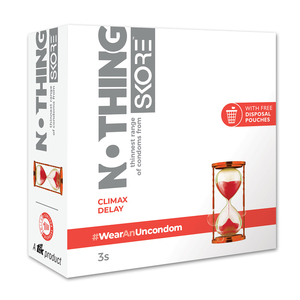 SKORE CONDOMS NOTHING CLIMAX DELAY 3