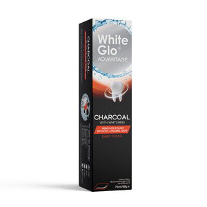 WHITE GLO TOOTHPASTE CHARCOAL CLEAN 75ML