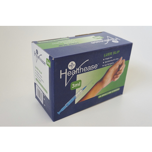 SYRI 3ML LS 2-P NEEDLE 23Gx25MM H/E 100~