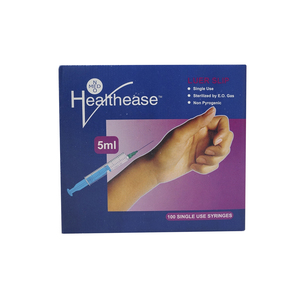 SYRI 5ML LS 2P NEEDLE 21Gx38MM H/E 100~