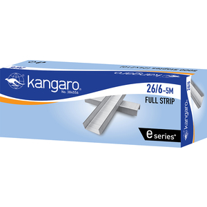 STAPLES 26/6 5M E FULL STRIP BOX 5000