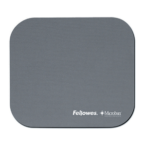 FELLOWES MOUSEPAD SILVER WITH MICROBAN 1