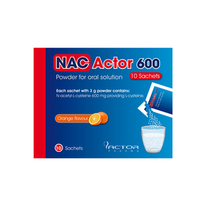 NAC ACTOR 600MG POWDER X 10