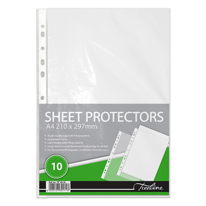 A4 FILING POCKETS 40MIC TREELINE 10~