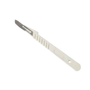 SURGICAL BLADE 12 SS+PLASTIC HANDLE 10~