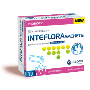 INTEFLORA SACHETS 250MG 10