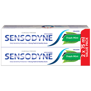 SENSODYNE FRESH MINT 2X75ML VALUE PACK